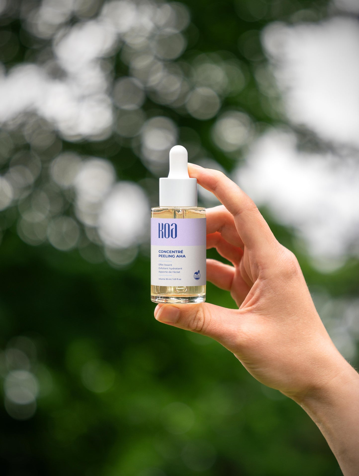 Exfoliant AHA et Acide Hyaluronique