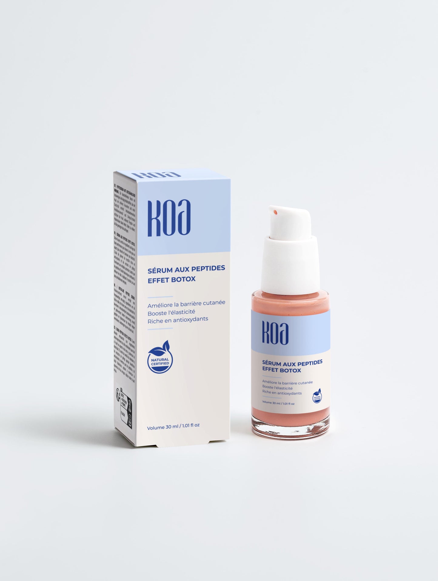 Sérum enrichi en Peptide