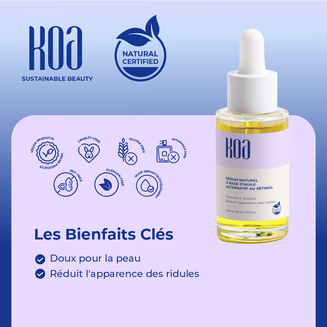 Sérum naturel au Bakuchiol
